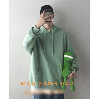 Áo Hoodie Nỉ Có Mũ Trơn Nhiều Màu Unisex Oversize - Bảo Ngọc Boutique