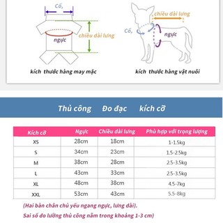 Áo Cho Chó Mèo Thú Cưng