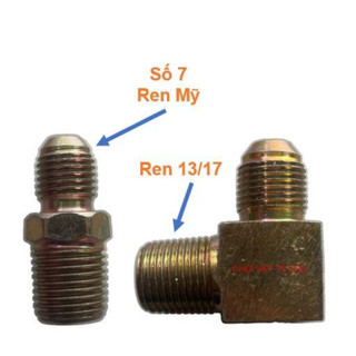 Rắc co số 7 x 13 - cút nối thủy lực - khớp nối thủy lực