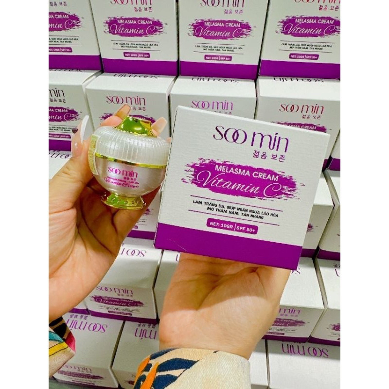 Kem nám vitamin C soo min - Trắng da xóa nám sau 20 ngày