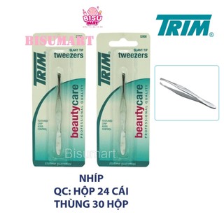 Nhíp nhổ lông và tóc bạc TRIM bằng thép không gỉ