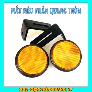 Mắt mèo phản quang tròn gắn được trước và sau xe máy