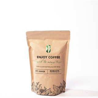 Cà phê nguyên chất rang mộc robusta enjoy coffee