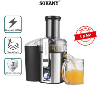 Máy ép trái cây công nghiệp Mitomo KJ-3057, chuyên dụng cho quán kinh doanh nước ép - Hàng chính hãng