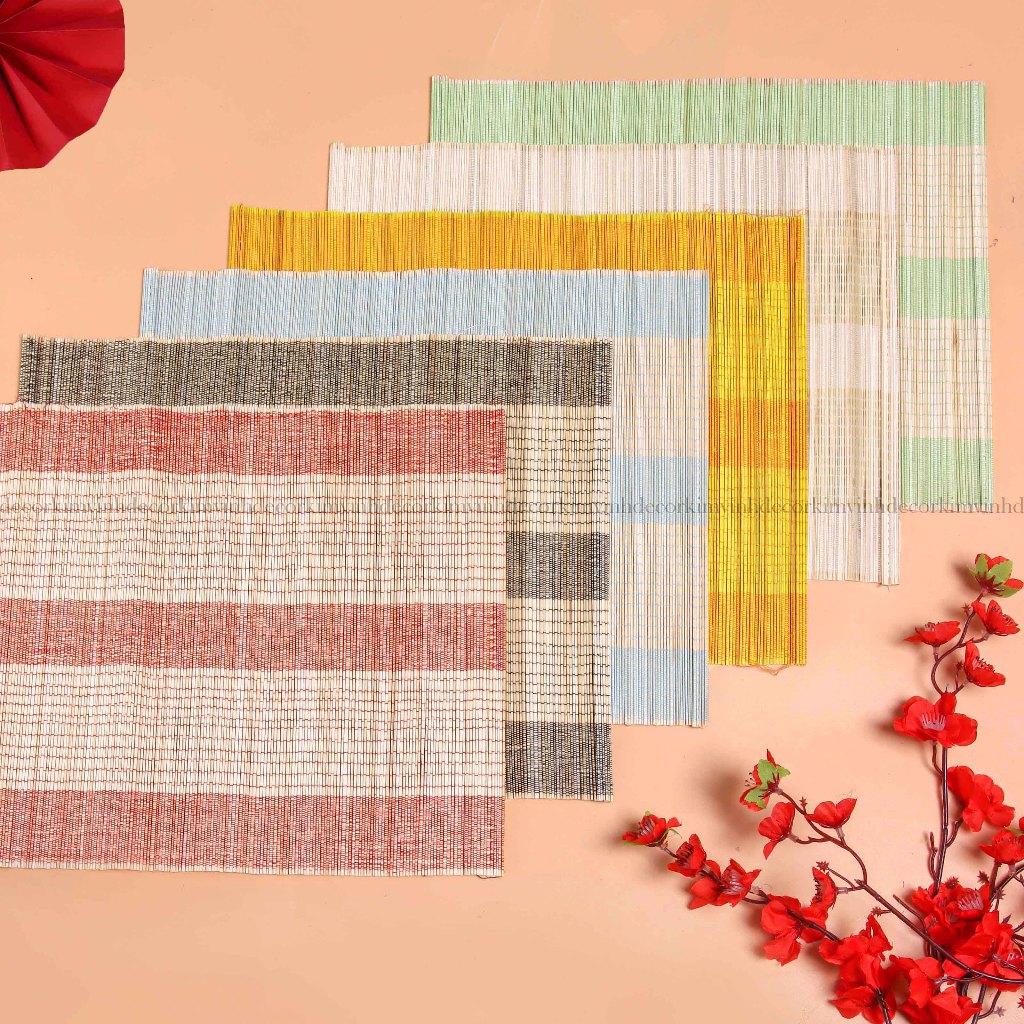 Mành Tre Nhỏ Nhiều Màu Sắc Trang Trí Câu Đối Chúc Xuân Trang Trí Lễ Hội Đón Tết