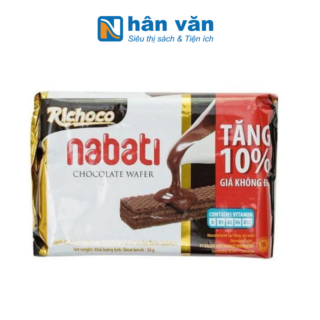Bánh Xốp Socola Richoco Nabati (Gói 50g)