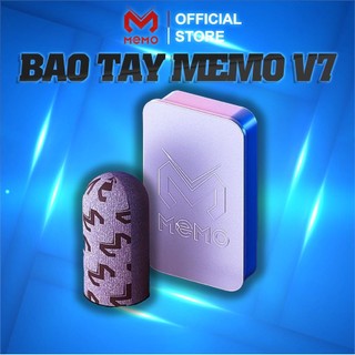 Bao tay chơi game MEMO Ver7 sợi bạc gaming cho điện thoại chống mồ hôi chơi Liên Quân Tốc Chiến FF PUBG Freefire mobile