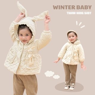 Áo khoác cho bé trai bé gái , áo khoác phao cho bé Thanh hằng baby 11 - 21kg