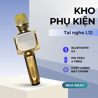 Mic hát Karaoke Bluetooth SD17, Sd10,X9 Cầm Tay hát cực hay tích hợp loa bluetooth