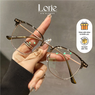 Mắt kính nữ LORIE, gọng kính TR90 đeo siêu nhẹ cao cấp 2024 có thể thay tròng cận - Mã L132