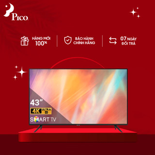 [Pico Official - Lắp đặt 0Đ HN HCM] Smart Tivi LED Samsung 43 inch 4K Ultra HD UA43AU7002