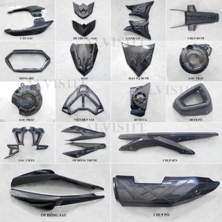 Ốp trang trí xe winner x v2 2019-2021 carbon