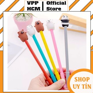 Bút bi hoạt hình cute - Bút đầu hình trộn