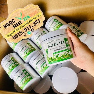 Kem massage trà xanh green tea
