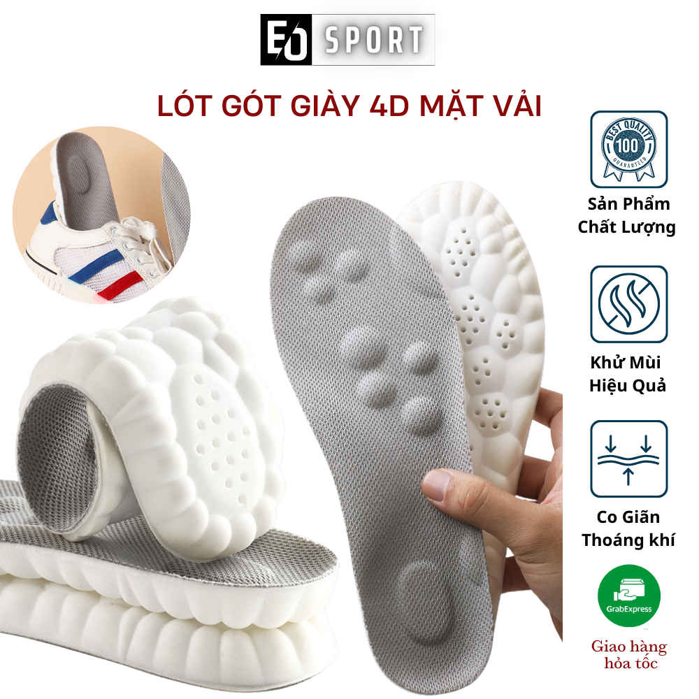 Lót Giày Thể Thao 4D Massage Huyệt Vị Lòng Bàn Chân Êm Ái Mang Lại Cảm Giác Thoải Mái Tốt Cho Sức Khỏe - Shoesoles_shop