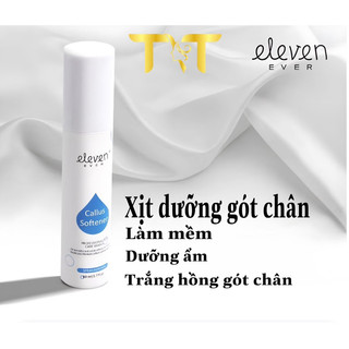 Chai xịt làm mềm gót chân, dung dịch làm mềm da chà gót chân eleven 80ml