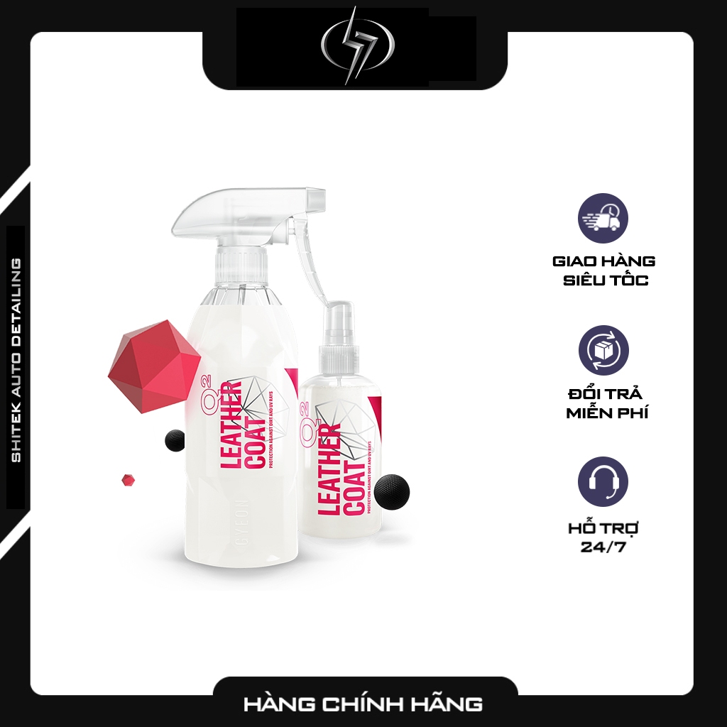 Gyeon Q2 LeatherCoat 400ml - Dung dịch dưỡng da nội thất ô tô