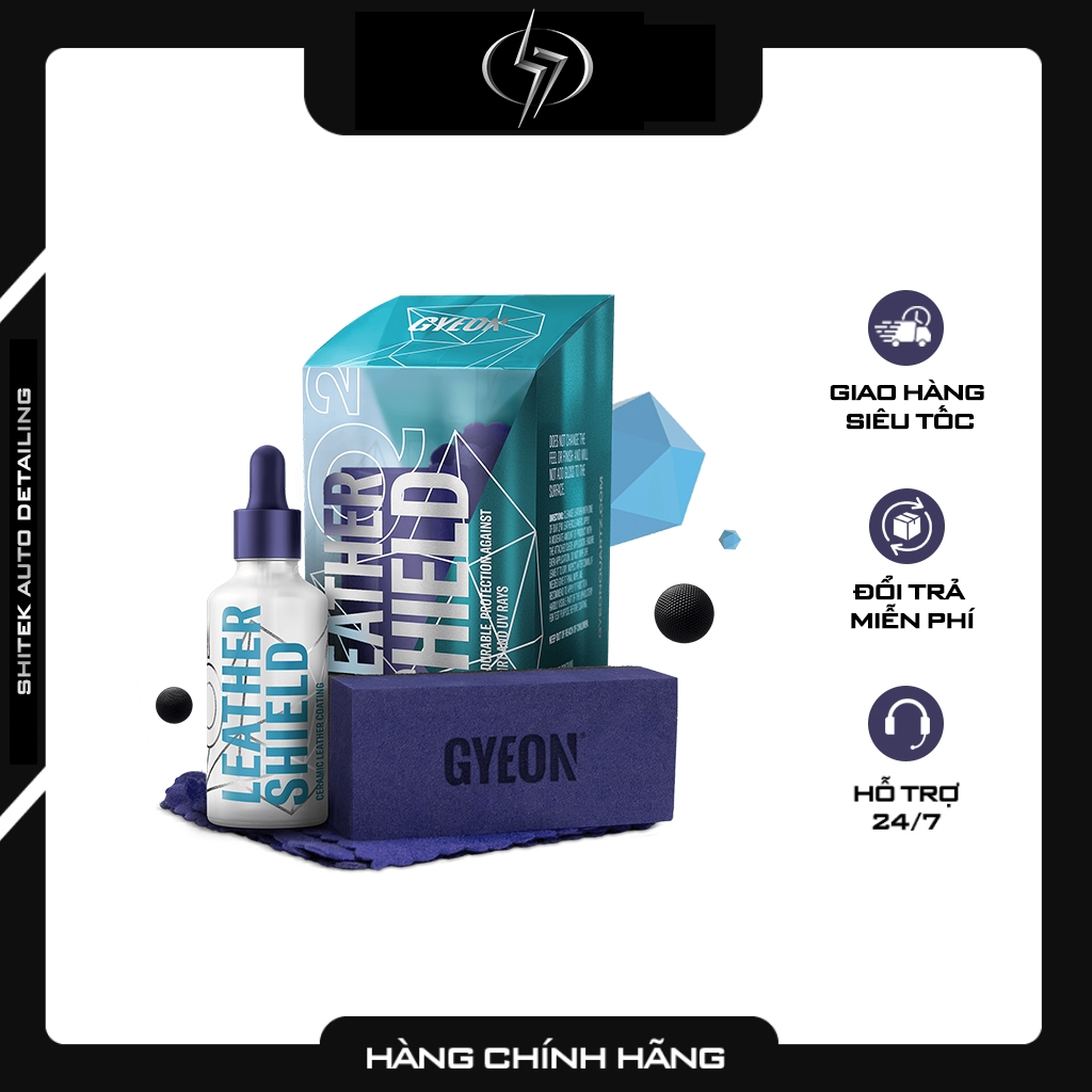 Gyeon Q2 LeatherShield 50ml - Bộ phủ nội thất xe hơi