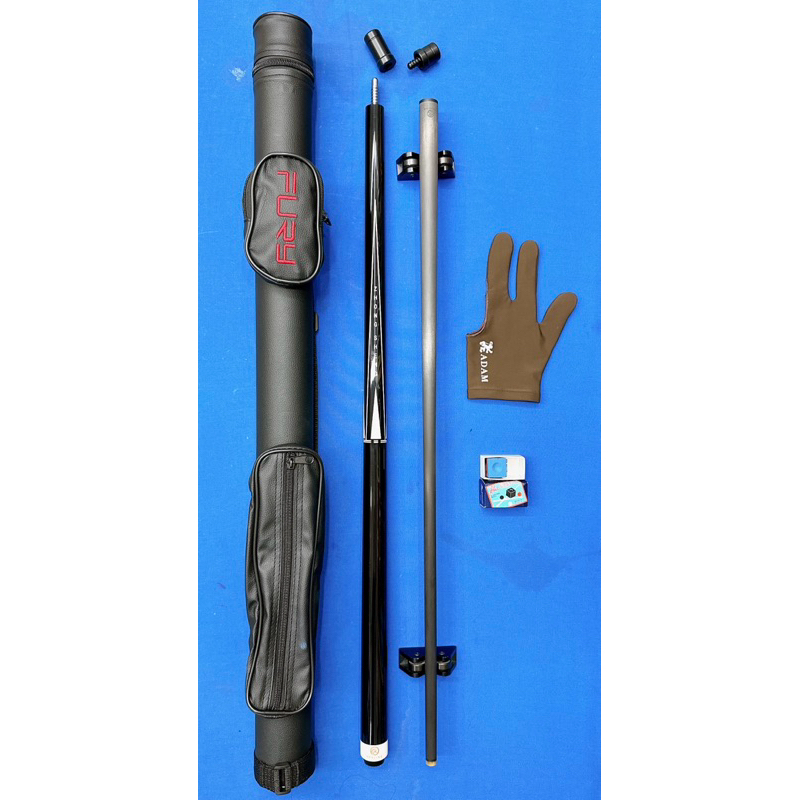 Combo Cơ/Gậy Bida Lỗ/Pool HEADLING Ngọn Full Carbon (Tặng Kèm Phụ Kiện)