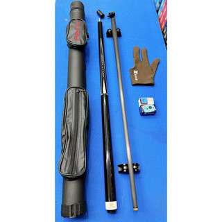 Combo Cơ/Gậy Bida Lỗ/Pool HEADLING Ngọn Full Carbon (Tặng Kèm Phụ Kiện)