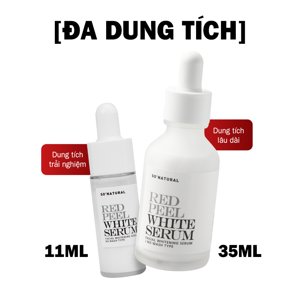 Serum dưỡng trắng thâm nám  Red Peel White TXA 0,5%, Niacinamide 5%