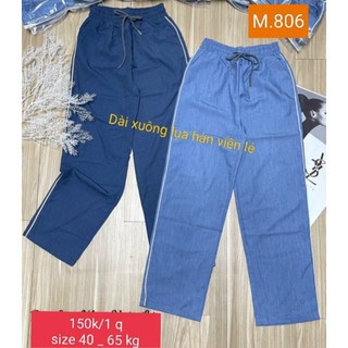 Quần dài ống Đứng jean giấy lụa.086