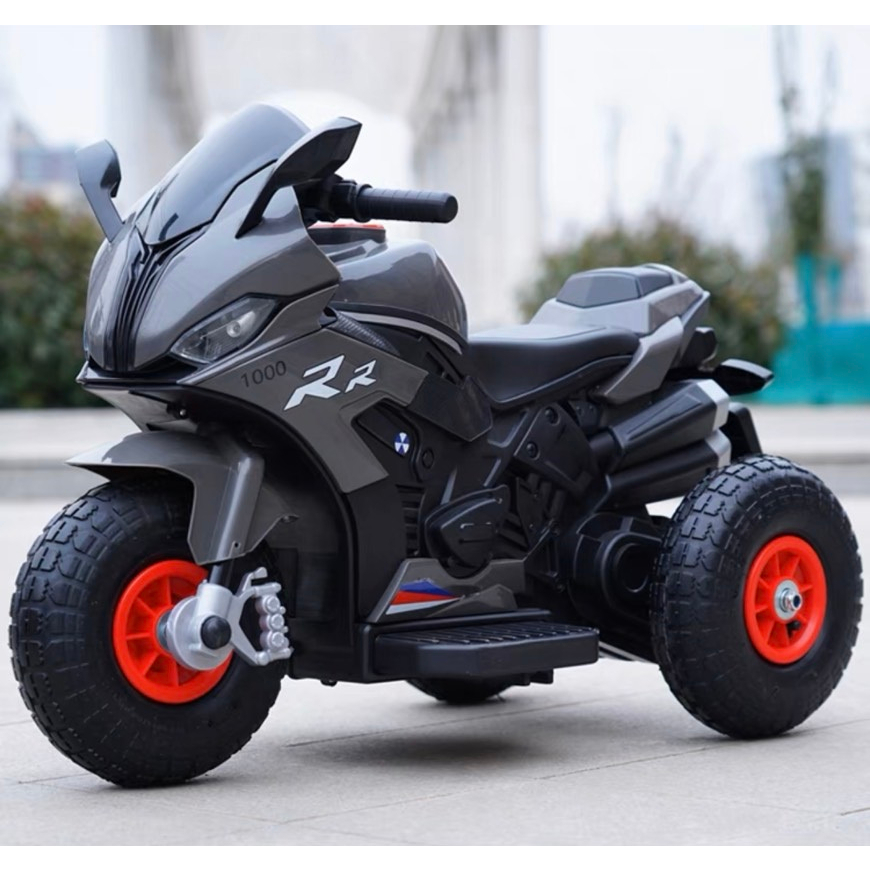 Xe Moto, xe máy điện cho bé R1000 trọng tải 35kg có kèm sạc đủ màu cho bé mẫu mới 2025