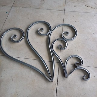 Hoa sắt mỹ thuật thuật sắt hộp 14×14- Dấu hỏi nhiều kích cỡ (giá 1pcs)