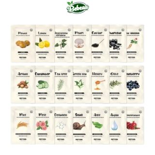 Mặt nạ Pretty Skin Total Solution Essential Sheet Mask dưỡng sáng và đều màu da 23g (Miếng) - Bebeaumall