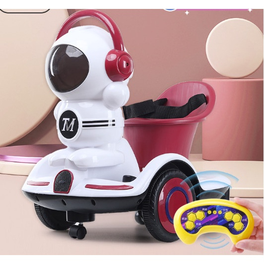 ( Loại Pin Lớn ) Xe ô tô điện trẻ em - xe điện xoay 360 độ cho bé từ 2-8 tuổi - Xe điện cân bằng