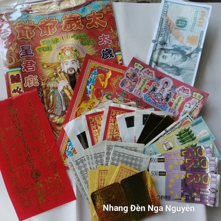 Bộ giấy cúng Thái Tuế Gia Gia lớn đẹp