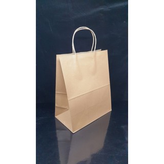 Túi giấy kraft shopping 25x14x30cm 100 cái/đơn ( giá đã có THUẾ)