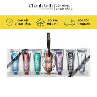 Set 7 tuýp kem đánh răng Marvis mini 25ml Made in Italia