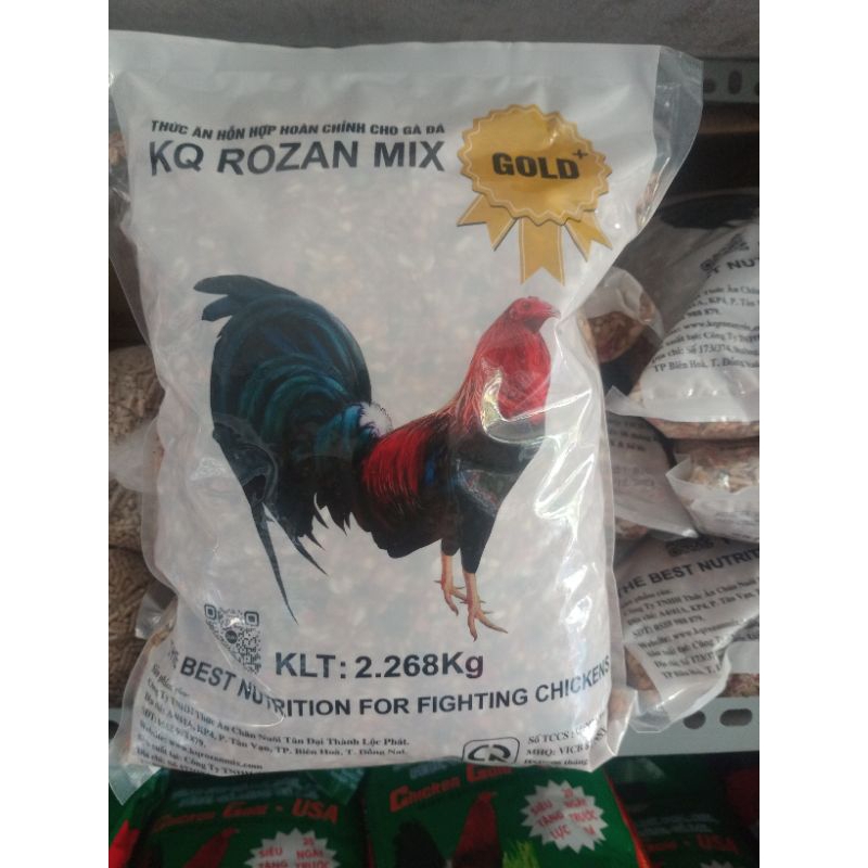 Ngũ cốc gà đá KQ ROZAN MIX GOLD