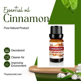 Tinh dầu Quế Thủy Mộc Việt 10ml | Cinnamon Essential Oil
