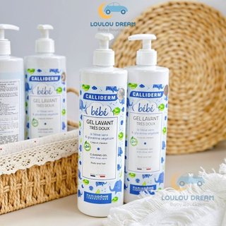 Sữa tắm gội Calliderm Bébé Gel Lavant Tres Doux nha đam cho bé 500ml