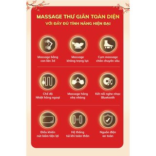 Ghế Massage Toàn Thân Queencrown QC 5S