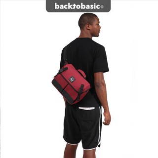 Túi đeo chéo Back To Basic - FOKAS RED, ngăn máy tính bảng riêng