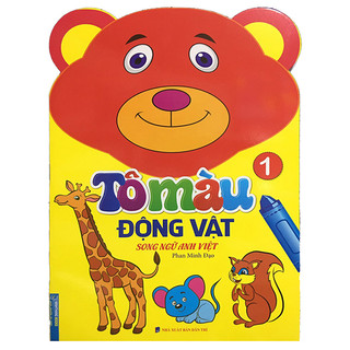 Sách - tô màu động vật - tập 1