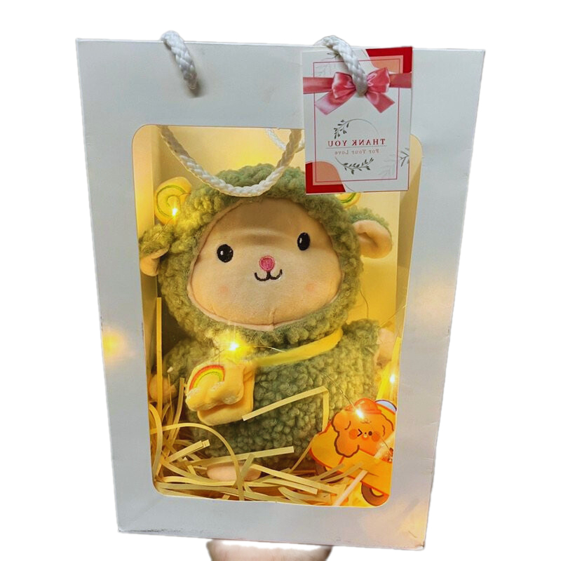 Set Hộp Quà Gấu  Tặng Sinh Nhật  Người Yêu Người Thân Nhiều Chi Tiết Cute