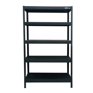 Kệ 5 tầng tấm thép màu đen fabina 100cm
