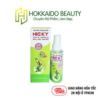 Tinh dầu thảo dược chống muỗi Nicky 60ml