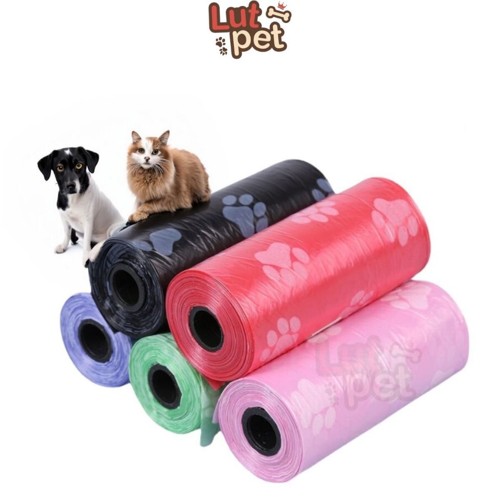 Túi Nilon Hốt Dọn Phân Chó Mèo Tiện Dụng - 1 Cuộn - lutpet
