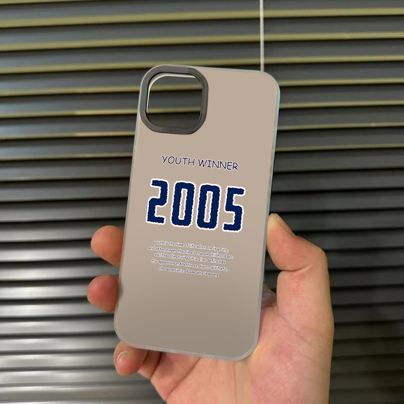 Ốp iphone ốp lưng iphone viền vuông Năm sinh Youth Winner 2005 dành cho ip6 đến ip14promax Nghienoplung - li056