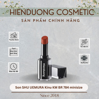 Son shu uemura màu km br 784 minisize 1g | son shu màu đỏ đất, tự tin, quyến rũ hàng công ty
