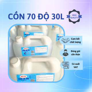 Cồn Ethanol can 30L - Cồn y tế sát khuẩn