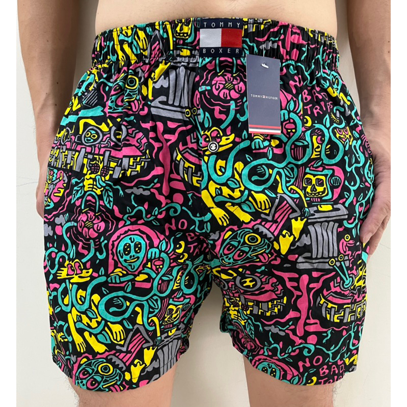 Quần đùi nam cotton TOMMY hàng chuẩn