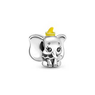 Charm xỏ Pandora Chú voi con ở bản Đôn, chưa có vòi nên còn trẻ con 1283 - Charm Chuẩn Bạc S925