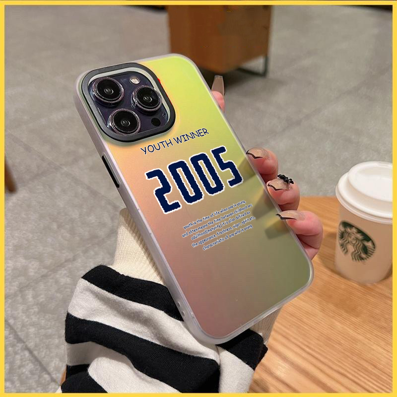 Ốp iphone ốp lưng iphone viền vuông Năm sinh Youth Winner 2005 dành cho ip6 đến ip14promax Nghienoplung - li056