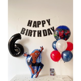 Set Trang Trí Sinh Nhật Chủ Đề Spider Man